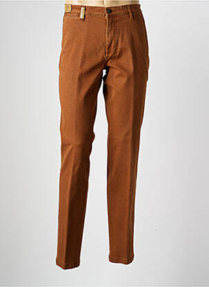 Pantalon chino tissage popeline taille normale marron SEA BARRIER homme