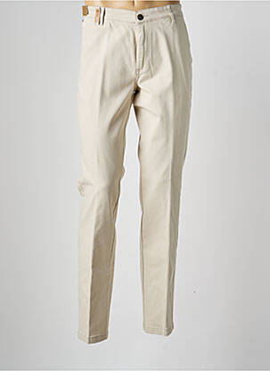 Jeans coupe slim poches taille normale beige SEA BARRIER homme