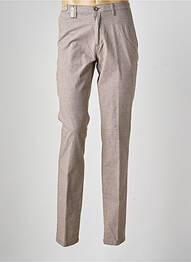 Pantalon chino tissage chiné taille normale marron SEA BARRIER homme