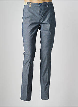 Pantalon chino tissage chiné taille normale bleu SEA BARRIER homme