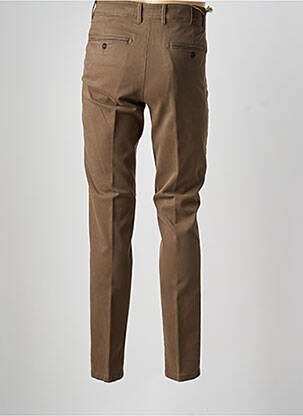 Pantalon chino tissage popeline taille normale marron SEA BARRIER homme