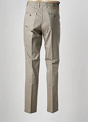 Pantalon chino fermeture zippée sous rabat boutonné taille normale marron SEA BARRIER femme