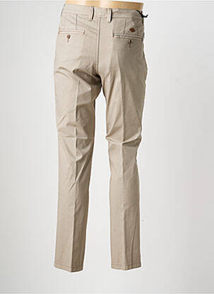 Pantalon chino tissage chiné taille normale marron SEA BARRIER homme