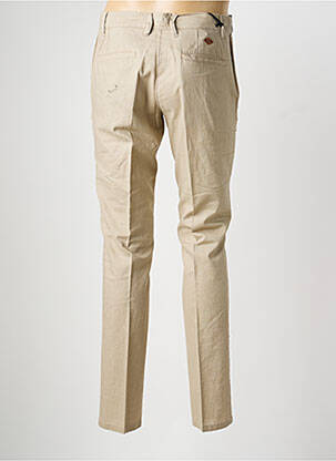 Pantalon chino poches taille normale marron SEA BARRIER homme