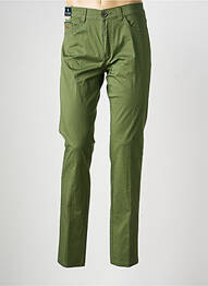 Pantalon slim tissage popeline taille normale vert SEA BARRIER homme