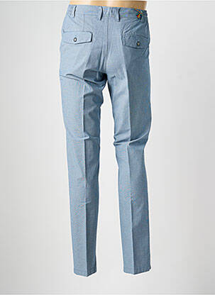 Pantalon chino tissage chiné taille basse bleu SEA BARRIER homme
