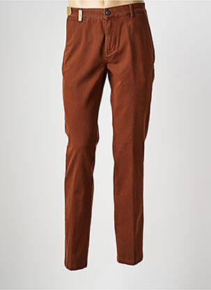 Pantalon chino tissage popeline taille normale orange SEA BARRIER homme