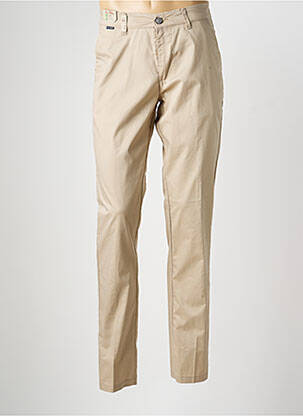 Pantalon chino tissage popeline taille normale beige SEA BARRIER homme