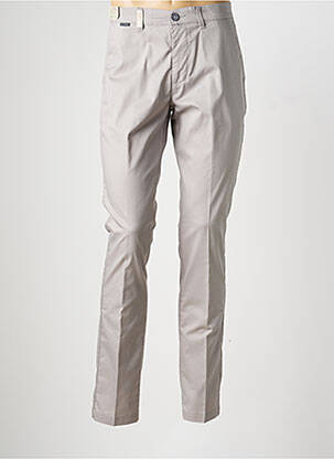 Pantalon chino tissage popeline taille normale gris SEA BARRIER homme