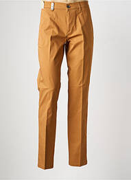Pantalon chino tissage popeline taille normale jaune SEA BARRIER homme