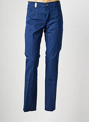 Pantalon chino tissage popeline taille normale bleu SEA BARRIER homme