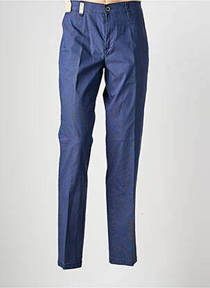 Pantalon chino tissage popeline taille normale bleu SEA BARRIER homme