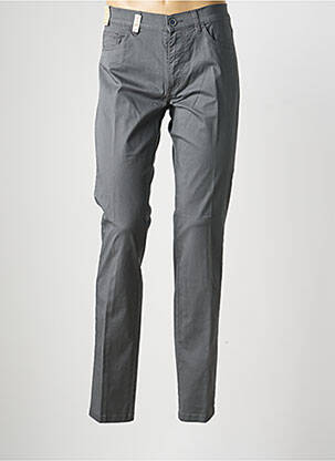 Pantalon slim tissage popeline taille normale gris SEA BARRIER homme