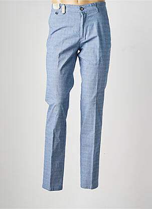 Pantalon chino tissage chiné taille basse bleu SEA BARRIER homme