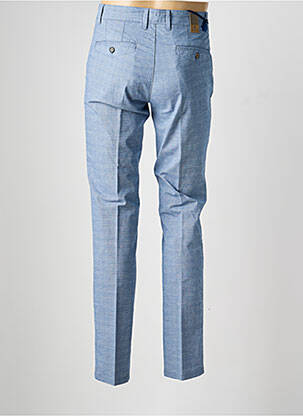 Pantalon chino tissage chiné taille basse bleu SEA BARRIER homme