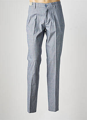 Pantalon chino tissage chiné taille normale bleu SEA BARRIER homme