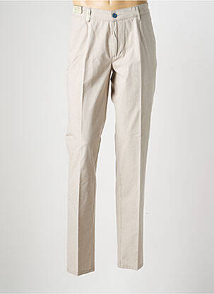 Pantalon chino tissage popeline taille normale beige SEA BARRIER homme