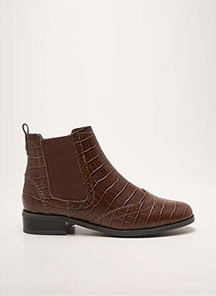 Bottines/boots talon bas talon plat jusqu'à 3cm marron DAMART femme