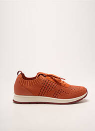 Baskets bout rond talon plat jusqu'à 3cm orange DAMART femme