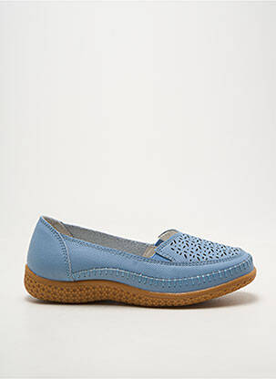 Mocassins voute plantaire talon plat jusqu'à 3cm bleu DAMART femme