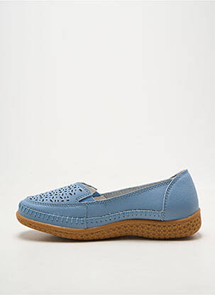 Mocassins voute plantaire talon plat jusqu'à 3cm bleu DAMART femme