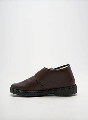 Bottines/boots fourrée talon plat jusqu'à 3cm marron DAMART femme