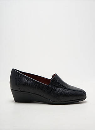 Mocassins tissage satiné talon de 4 à 6cm noir DAMART femme