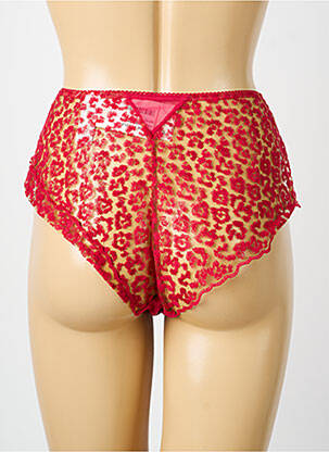 Tanga légère et transparente rouge SIMONE PERELE femme