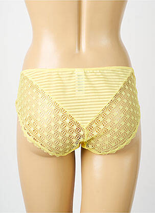 Tanga tanga jaune MORGAN femme