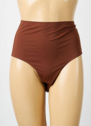 Culotte haute stretch marron DAMART femme