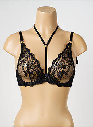 Soutien-gorge légère et transparente haut soutien-gorge emboitant noir AUBADE femme