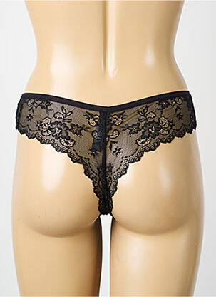 Tanga tanga noir PASSIONATA femme