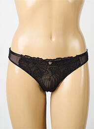 Tanga tanga noir MORGAN femme