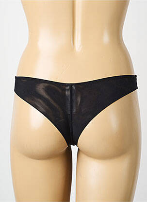 Tanga tanga noir MORGAN femme