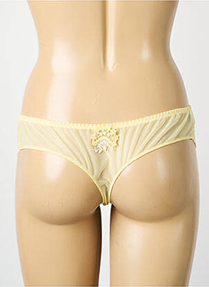 Tanga broderie jaune SIMONE PERELE femme