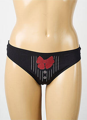 Tanga tanga noir CHANTAL THOMASS femme
