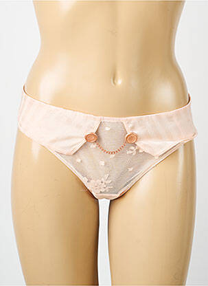 Tanga broderie rose CHANTAL THOMASS femme