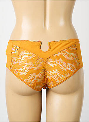 Shorty tissage satiné jaune CHANTAL THOMASS femme