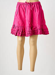 Jupe courte coupe droite rose RHUM RAISIN femme