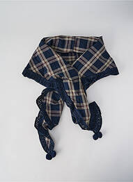 Foulard coutures renforcées bleu RHUM RAISIN femme