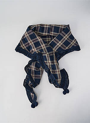 Foulard coutures renforcées bleu RHUM RAISIN femme