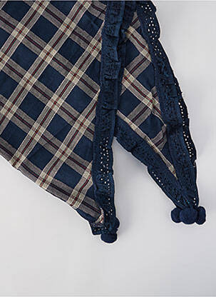 Foulard coutures renforcées bleu RHUM RAISIN femme