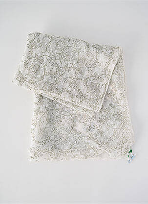 Foulard légère et transparente blanc RHUM RAISIN femme