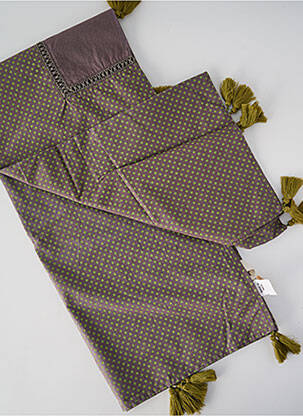Foulard coutures renforcées vert RHUM RAISIN femme