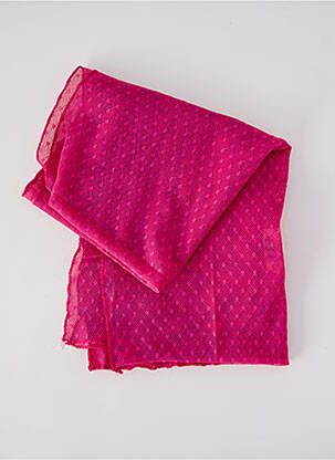 Foulard légère et transparente rose RHUM RAISIN femme