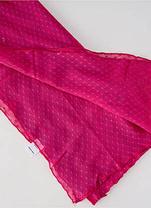 Foulard légère et transparente rose RHUM RAISIN femme