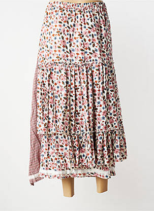Jupe longue doublure rose RHUM RAISIN femme