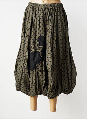 Jupe longue doublure vert RHUM RAISIN femme