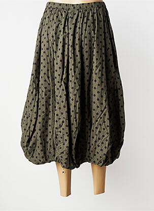 Jupe longue doublure vert RHUM RAISIN femme