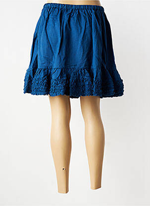 Jupe courte coupe évasée bleu RHUM RAISIN femme